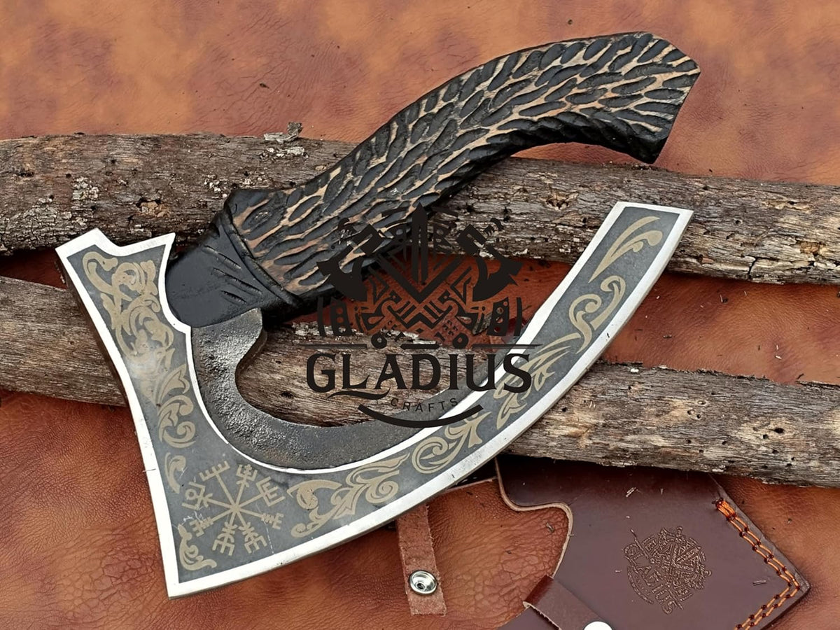 | Handcrafted Pizza Axe | Viking Pizza Axe | Authentic Handmade Pizza Hatchet – Ideal Choice for Culinary Enthusiasts