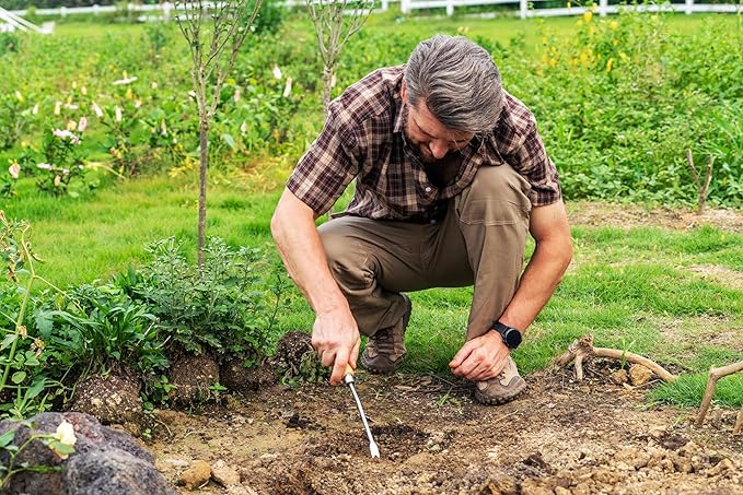 Berry&Bird Dandelion Weeding Tool Crack Weeder Manual Hand Weeder, V-Shaped Fork Easy Weed Removal & Uprooting, Garden Weed Puller Tool for Patio Lawn Yard