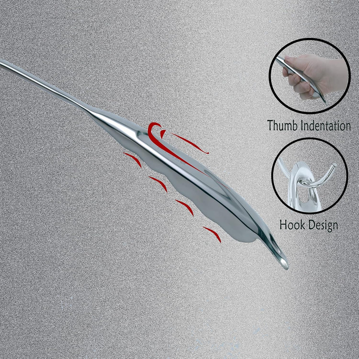 High Grade Soup Ladle,Cooking Ladle for Soup,Heat-proof Design of Hollow Handle,Stainless Steel Kitchen Utensil（4ouce/13.5 Inch)