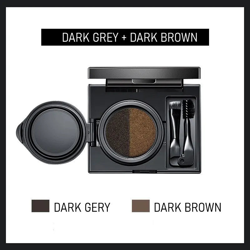 Dual-Color Waterproof Eyebrow Powder