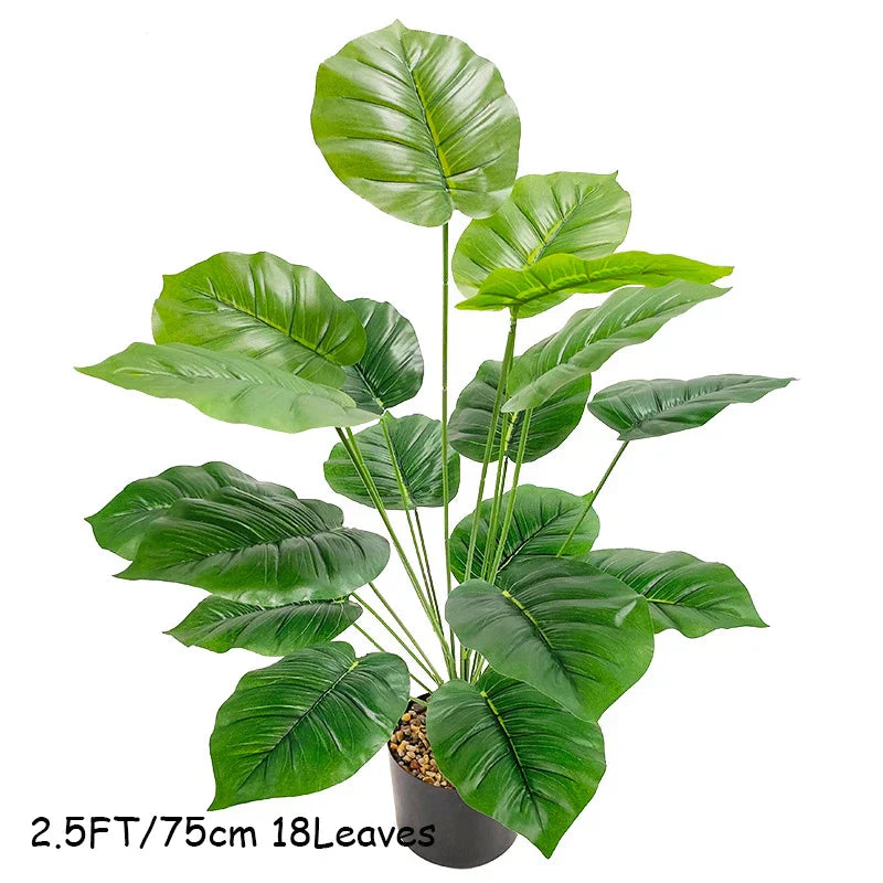 Large Artificial Monstera Tree