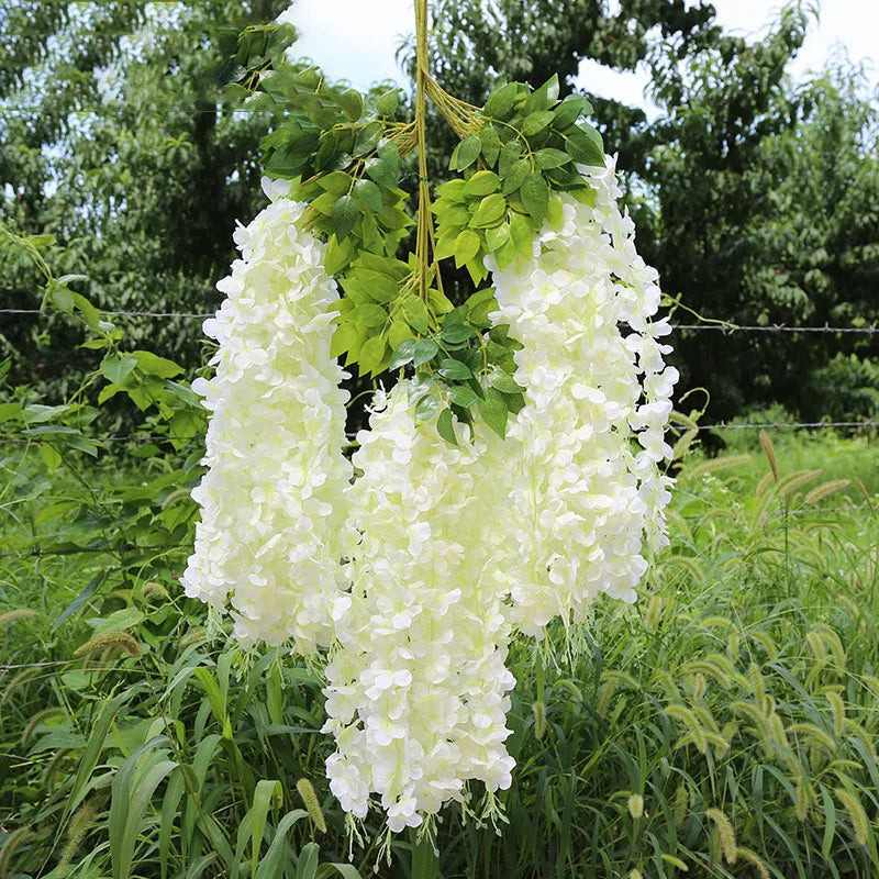 CHENAO Artificial Wisteria Hanging Garland