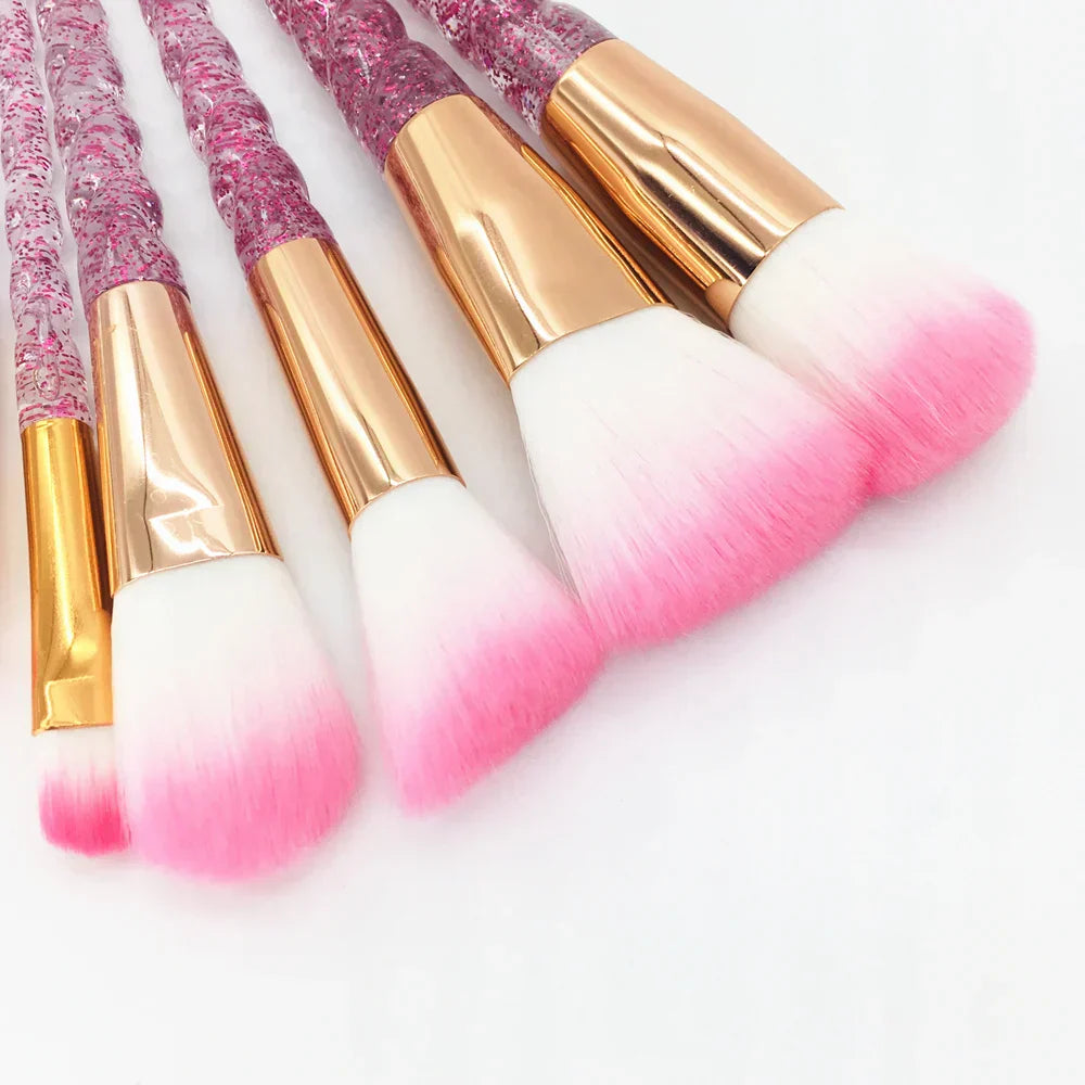 10PCS Unicorn Diamond Brush Set