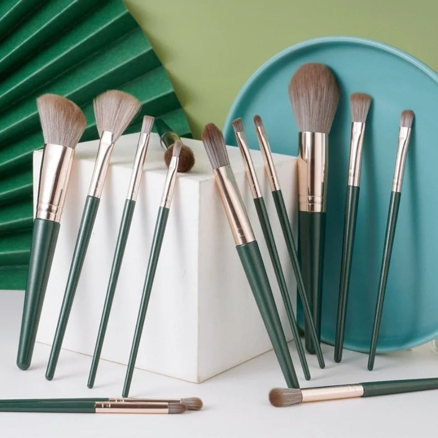 14PCS Soft Fluffy Brush Set