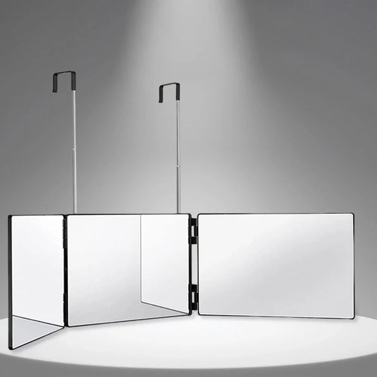 LED 3-Way Trifold Haircut Mirror