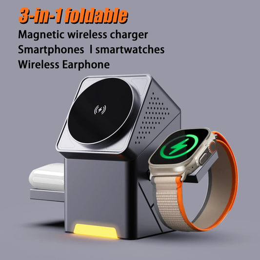 3-in-1 Magnetic Wireless Charger