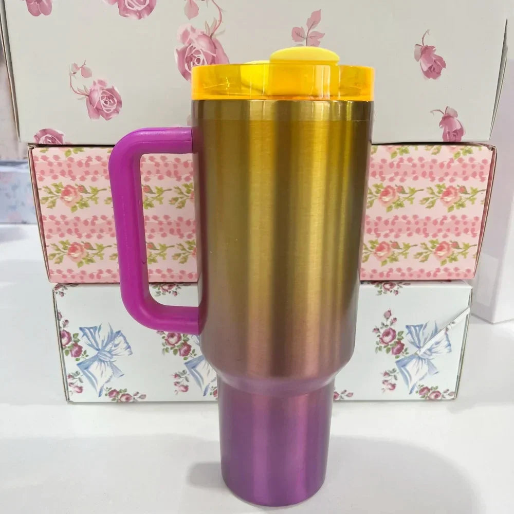 Stanley Style Flat Bottom Tumbler