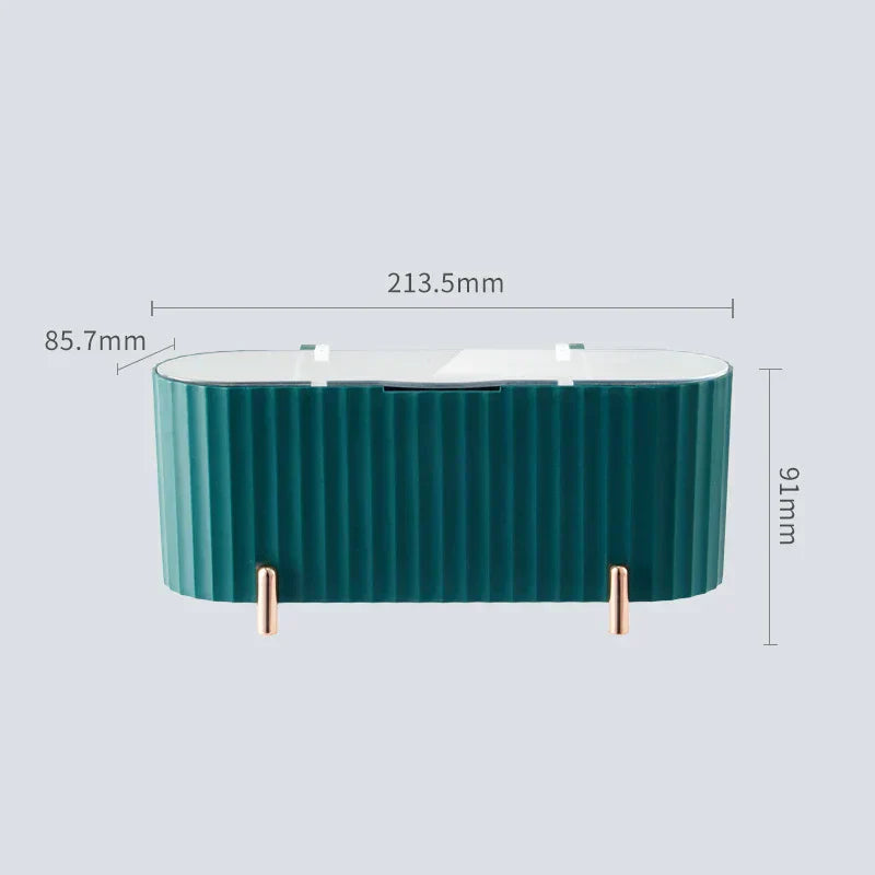 Transparent Cotton Pad Organizer Box