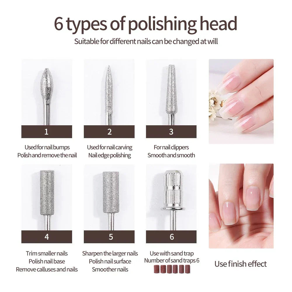 Portable Multi-Function Nail Drill
