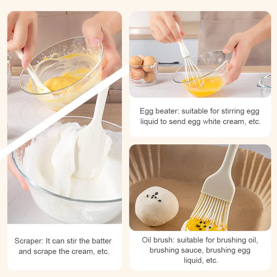 Silicone Baking Utensil Set