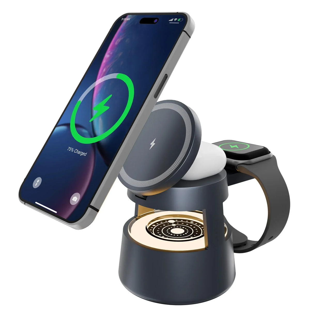 4-in-1 Magnetic Wireless Charger