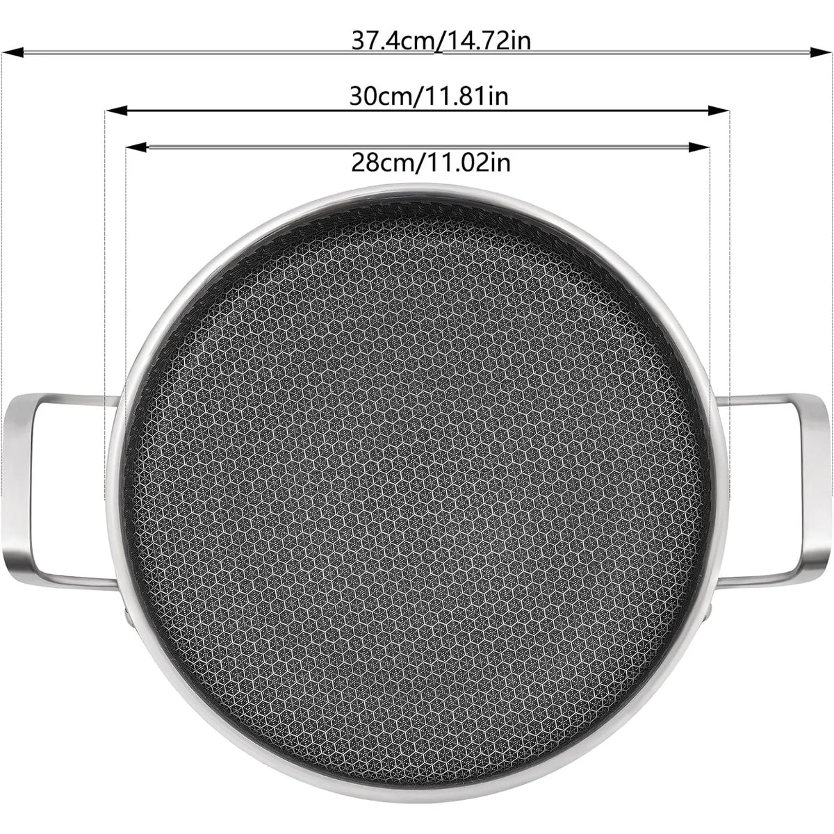 Stainless Steel Nonstick Frying Pan