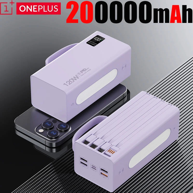 ONEPLUS 500000mAh 120W Power Bank