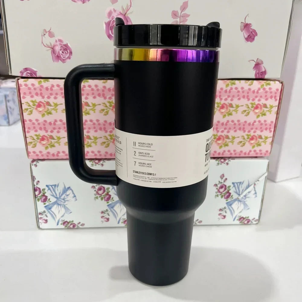 Stanley Style Flat Bottom Tumbler