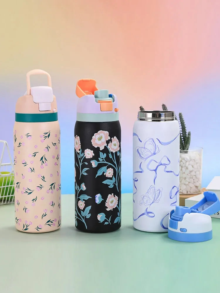 Owala Cartoon Steel Sports Water Bottle