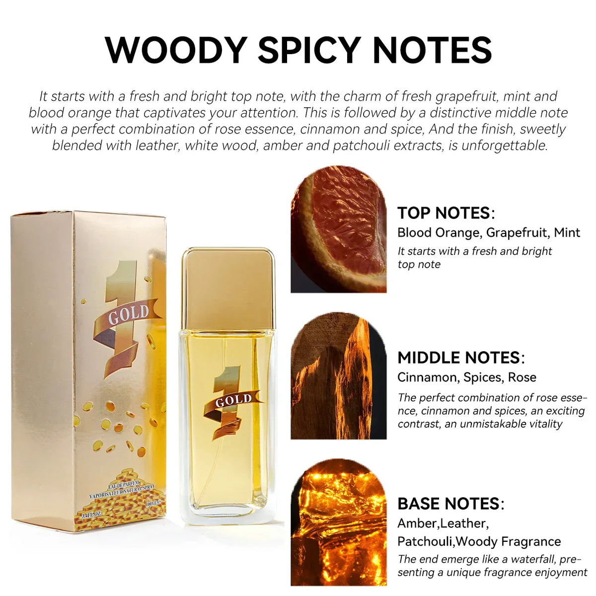 Men's Woody Spicy Perfume