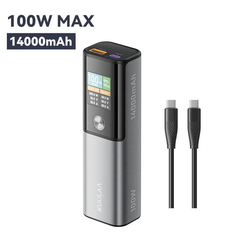 KUULAA 14000mAh 100W Power Bank