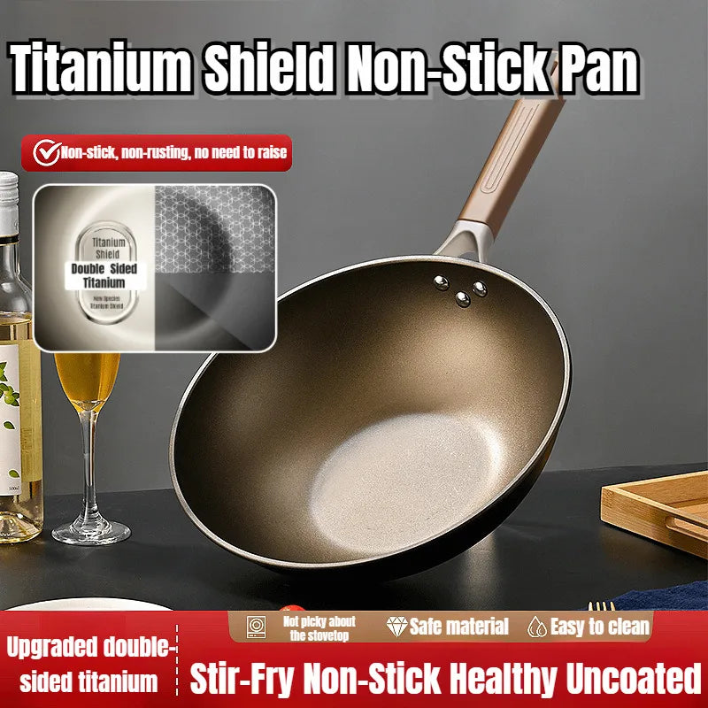 Titanium Non-Stick Wok Pan