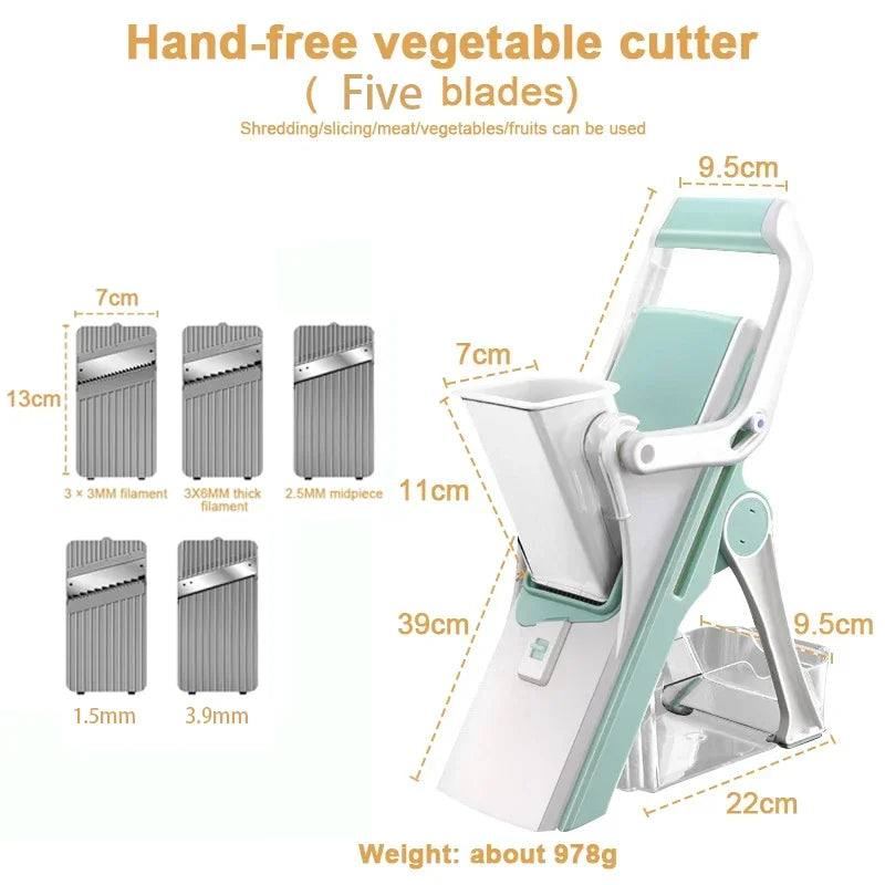 Donirt 5-in-1 Veggie Slicer