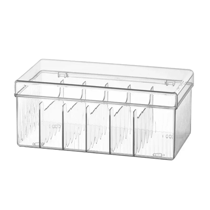Transparent Eyelash and Swab Organizer