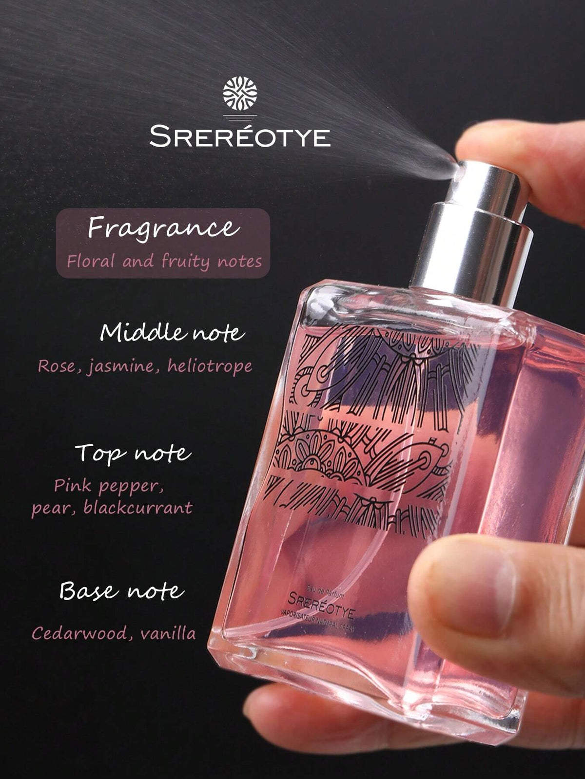SREREOTYE Red Love Eau de Perfume for Unisex