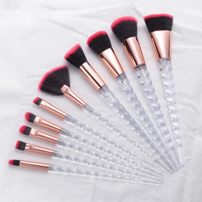 10PCS Unicorn Diamond Brush Set