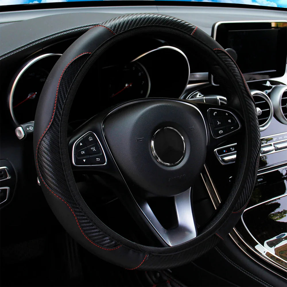 Carbon Fiber Steering Wheel Cover