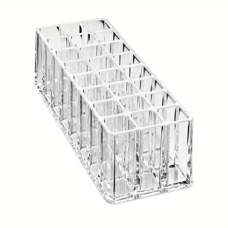24-Slot Acrylic Makeup Organizer