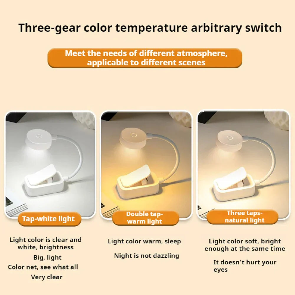 Mini Clip LED Book Lamp