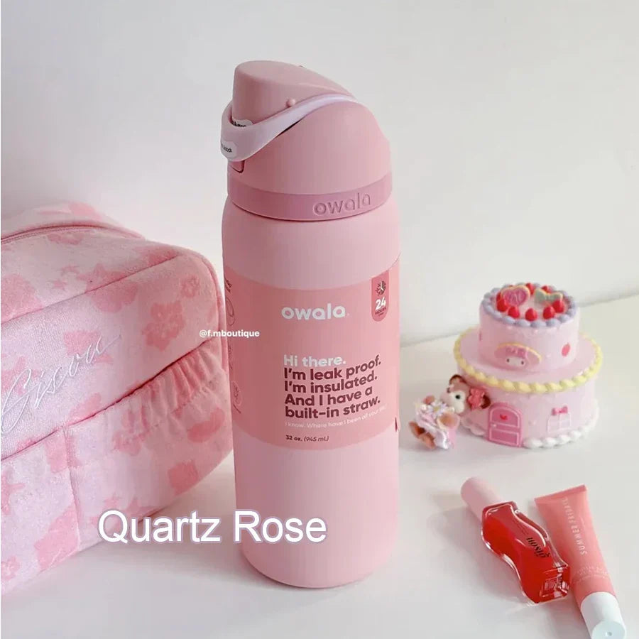 Owala FreeSip Quarta Rose Bottle