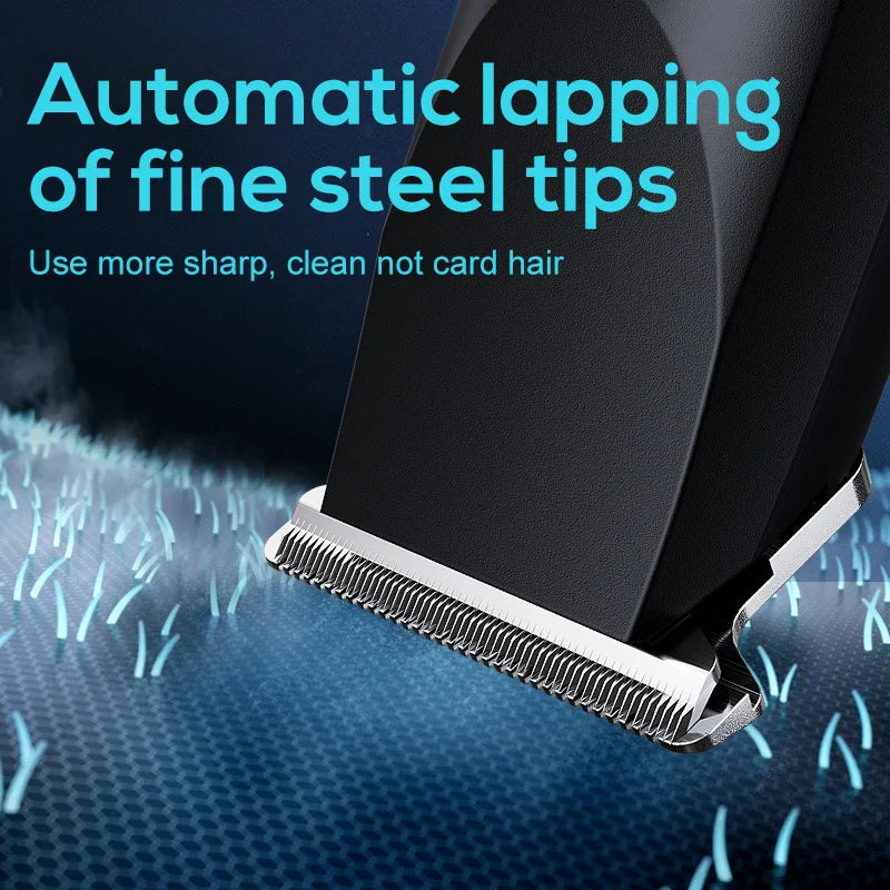 Design of adjustable cutter head with USB charging for electric hair clipper hair and beard trimming