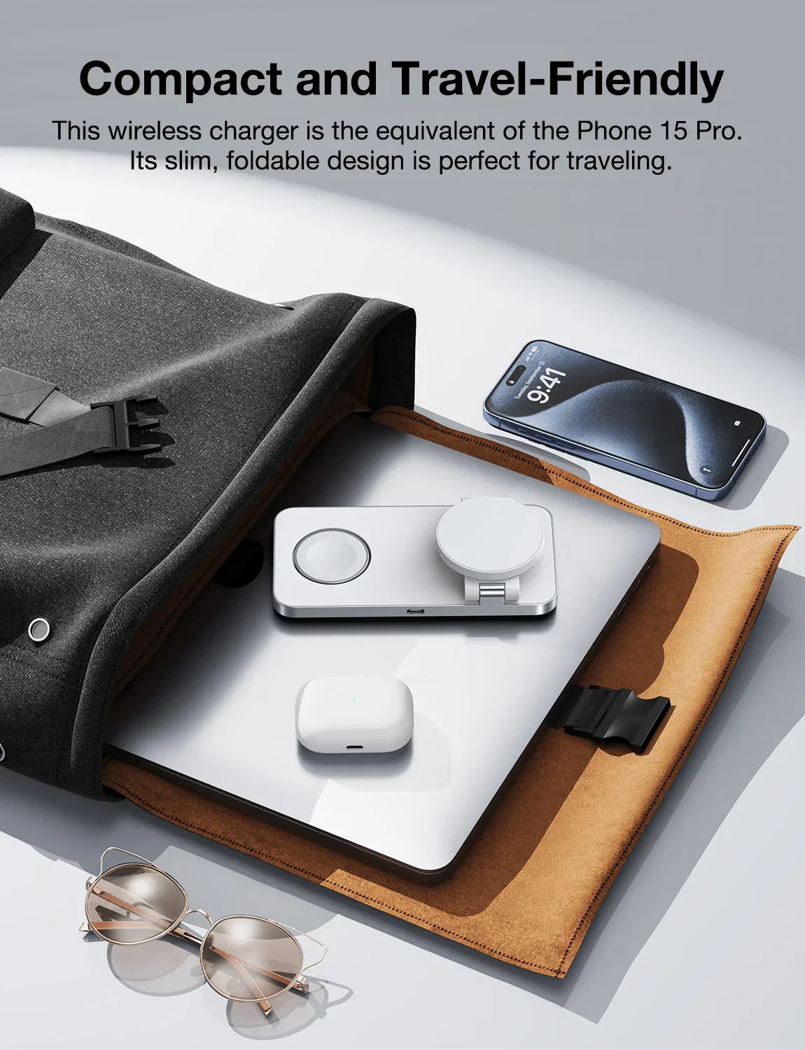 Magnetic 3-in-1 Charger Stand
