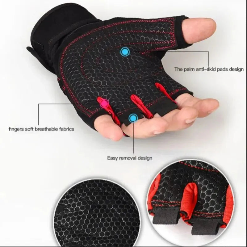 Half Finger Workout Gloves