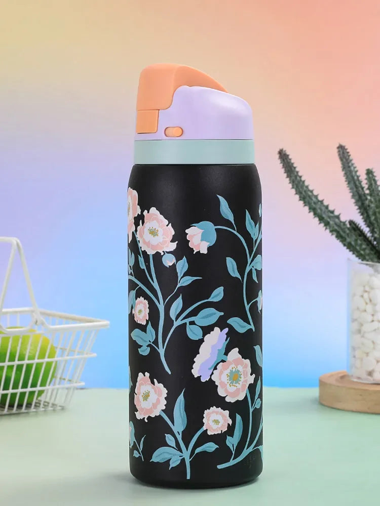 Owala Cartoon Steel Sports Water Bottle