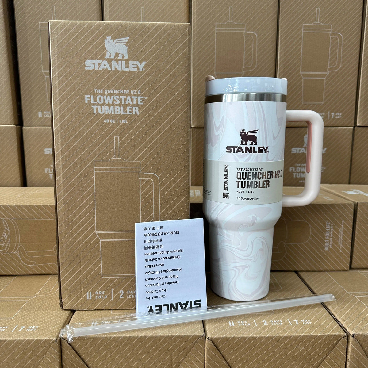 Stanley Quencher H2.0 Tumbler - Quartz Swirl